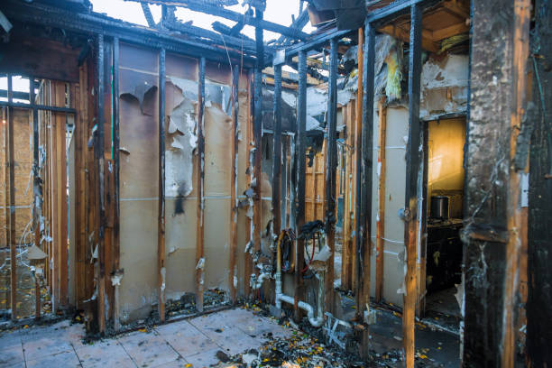 Professional Soot Cleanup technician working in Greentown, IN
